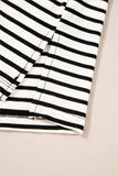 Striped Chest Pocket Crew Neck Muscle Tee- 2 Colors