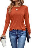 Asymmetric Seam Long Sleeve Shirt- 3 Colors