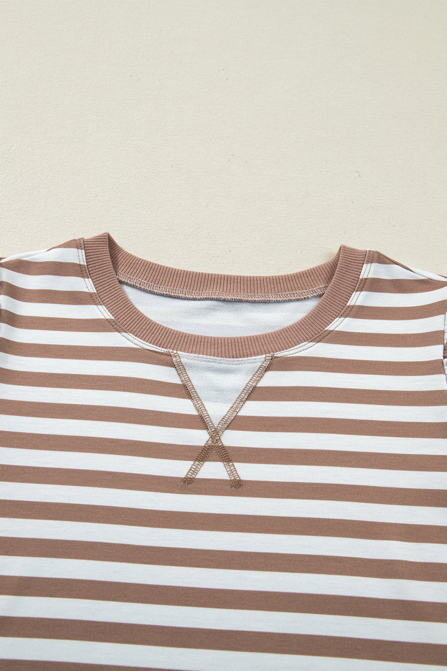 Striped Short Bubble Sleeve T-Shirt- 3 Colors