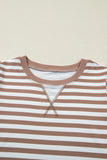 Striped Short Bubble Sleeve T-Shirt- 3 Colors
