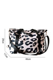 Leopard Print Luggage Tote Bag- 2 Colors