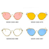 LISLE | Round Wire Art Cat-Eye Sunglasses