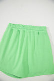 French Terry Drawstring Skort with Pockets- 3 Colors
