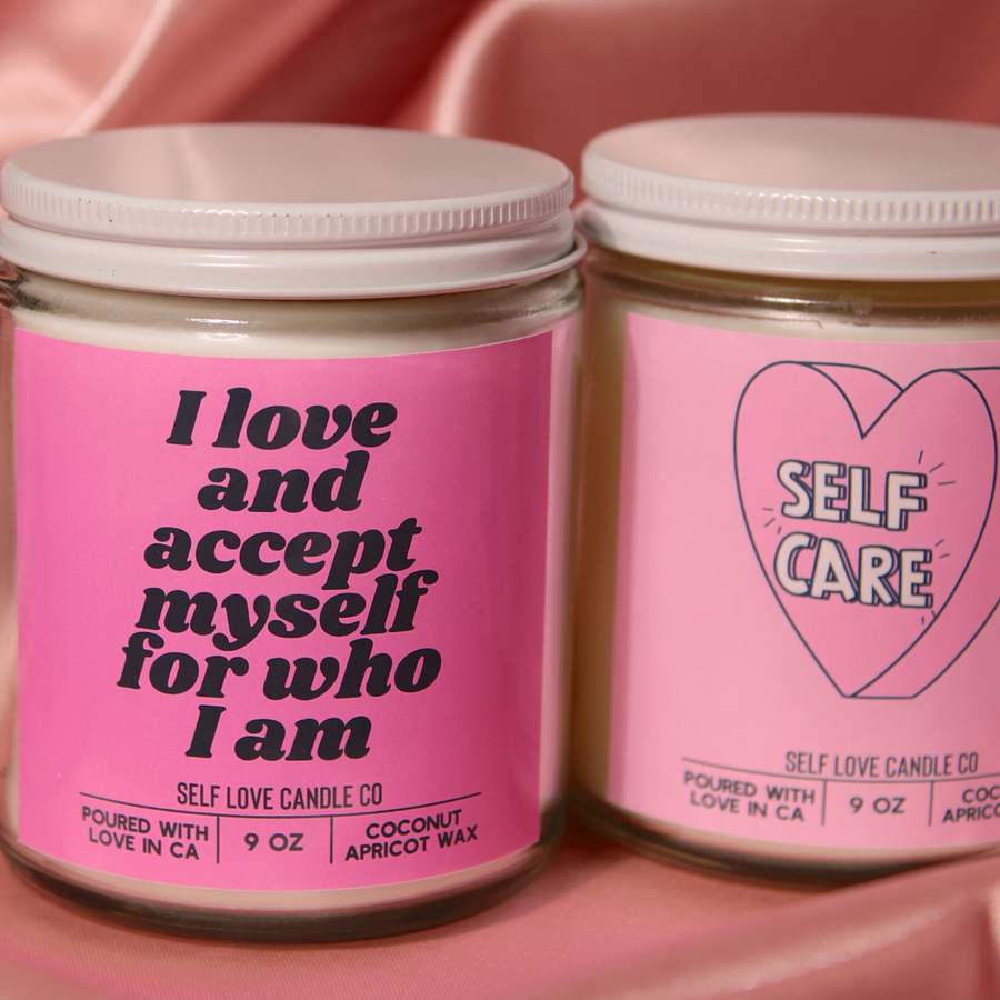 I Love and Accept Myself Candle