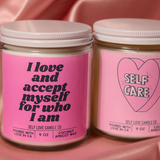 I Love and Accept Myself Candle