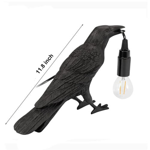 Raven Desk Lamp- 2 Colors & 2 Options