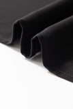 Black Keyhole Lace Splicing Raglan Sleeve Blouse