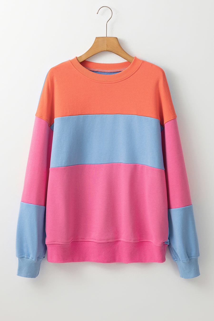 Color Block Drop Shoulder Sweatshirt- 4 Colors