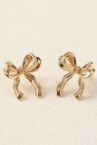Gold Bow Earrings