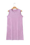 Mineral Wash Tank Mini Dress with Pockets- 3 Colors