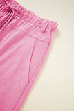 Mineral Wash Exposed Seam Wide Leg Cargo Pants- 3 Colors