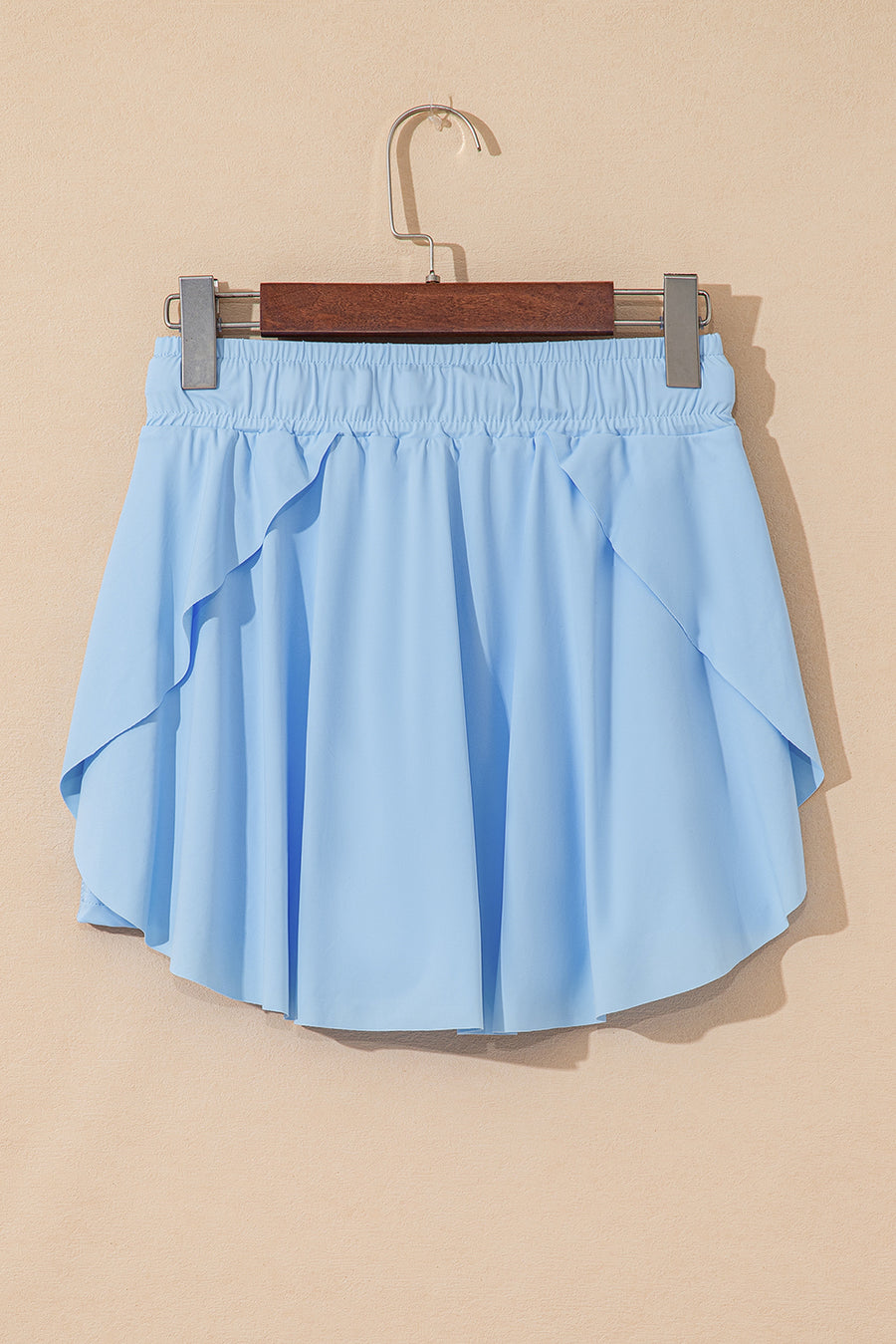 Ribbon Drawstring High-Waist Lined Tennis Skort- 6 Colors