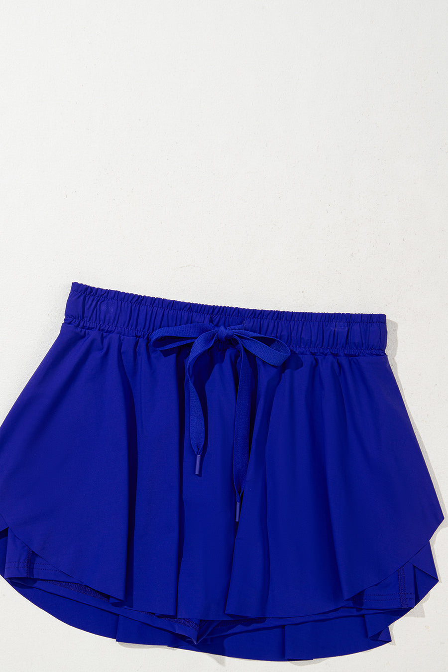 Ribbon Drawstring High-Waist Lined Tennis Skort- 6 Colors
