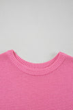 Solid Color Slit Hem Knit Top- 3 Colors