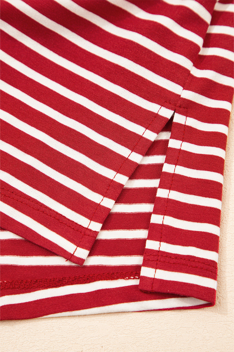 Striped Chest Pocket Crew Neck Muscle Tee- 2 Colors