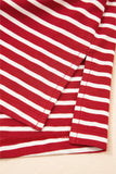 Striped Chest Pocket Crew Neck Muscle Tee- 2 Colors