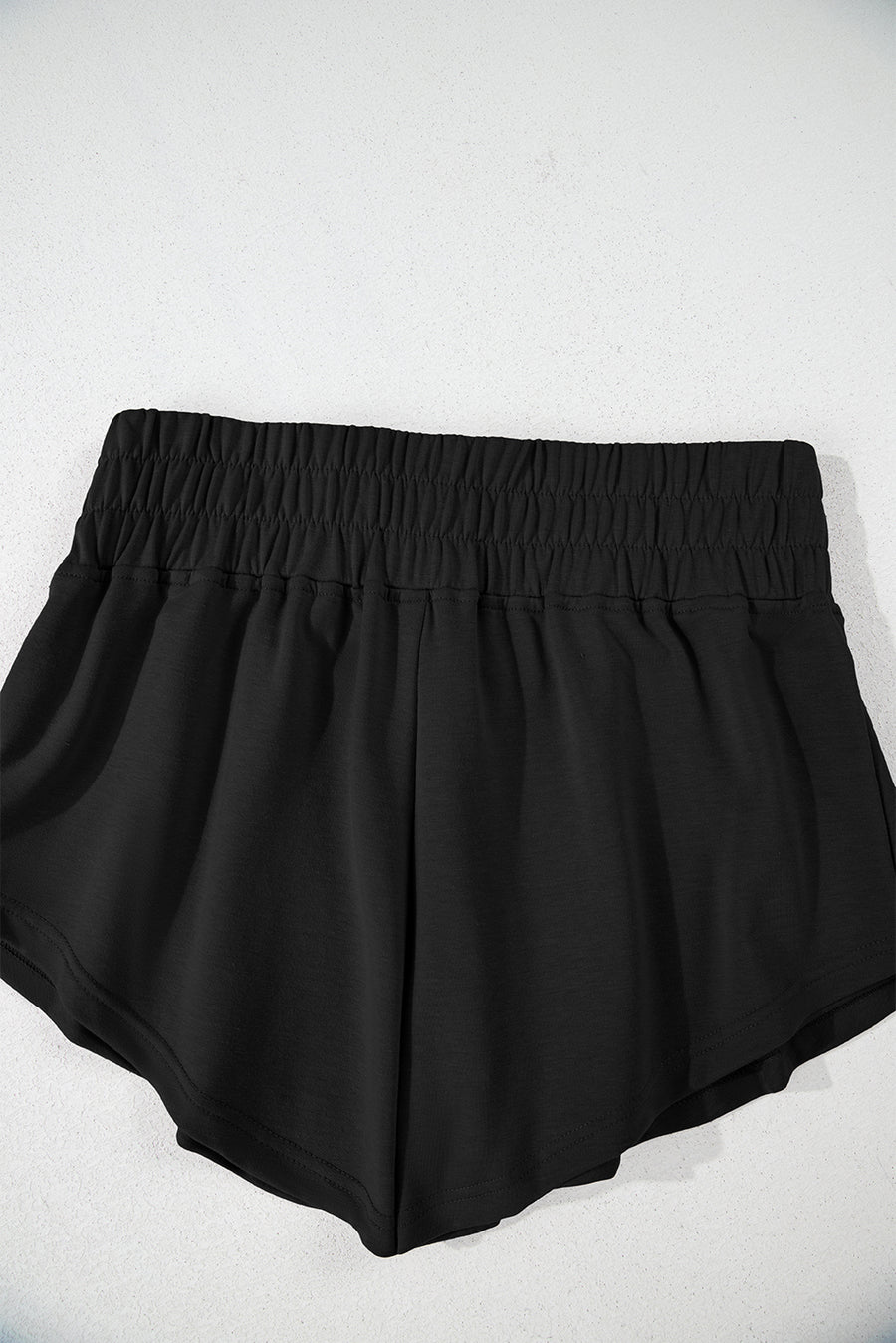 Cropped Tee and Curved Hem High Waist Skort Set- 2 Colors