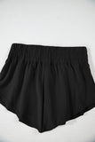 Cropped Tee and Curved Hem High Waist Skort Set- 2 Colors