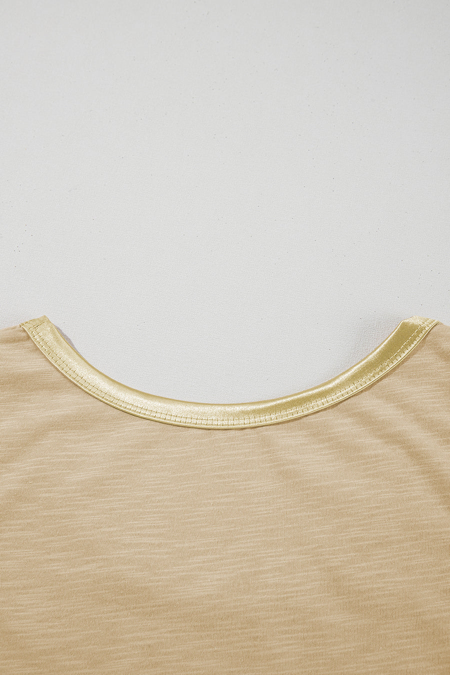 Contrast Trim Crew Neck Tank Top- 2 Colors