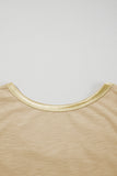Contrast Trim Crew Neck Tank Top- 2 Colors