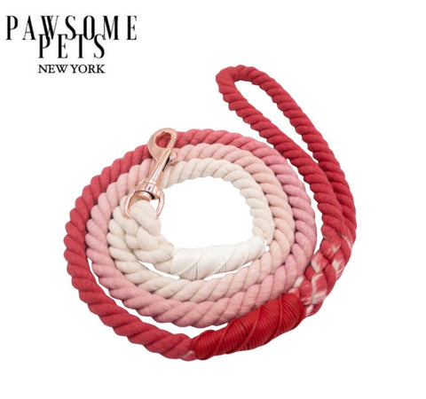 Rope Leash - Water Lily