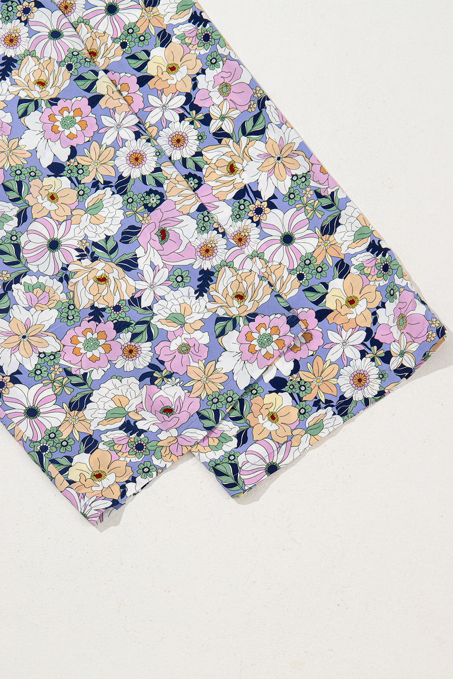 Floral Square Neck Stretch High-Waist Jumpsuit- 3 Colors