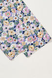 Floral Square Neck Stretch High-Waist Jumpsuit- 3 Colors