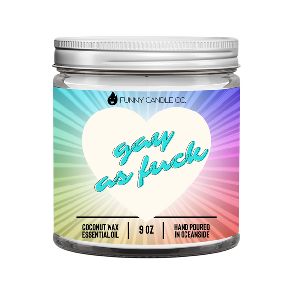 Gay As Fuck Candle