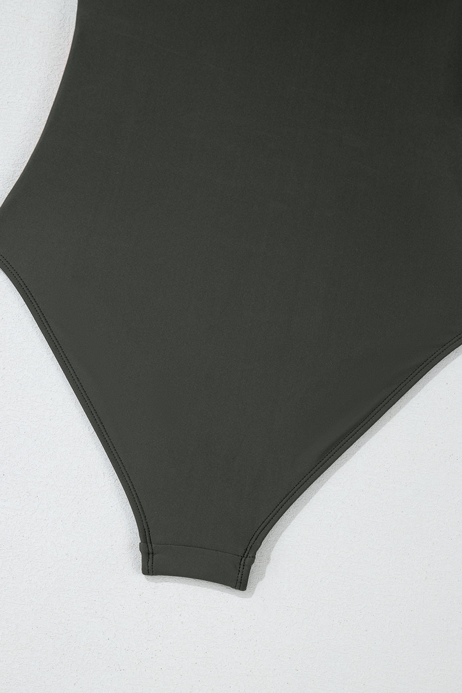 Color Block Padded Square Neck One-Piece Swimsuit B