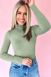 Slim Fit Long Sleeve Basic Turtleneck- 3 Colors