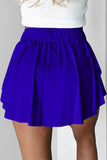 Ribbon Drawstring High-Waist Lined Tennis Skort- 6 Colors