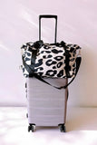 Leopard Print Luggage Tote Bag- 2 Colors