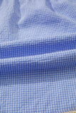 Gingham Button Detail Lace Trim Boxer Shorts- 2 Colors