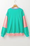Color Block Drop Shoulder Sweatshirt- 4 Colors