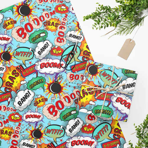 Comic Speech Bubble Wrapping Paper