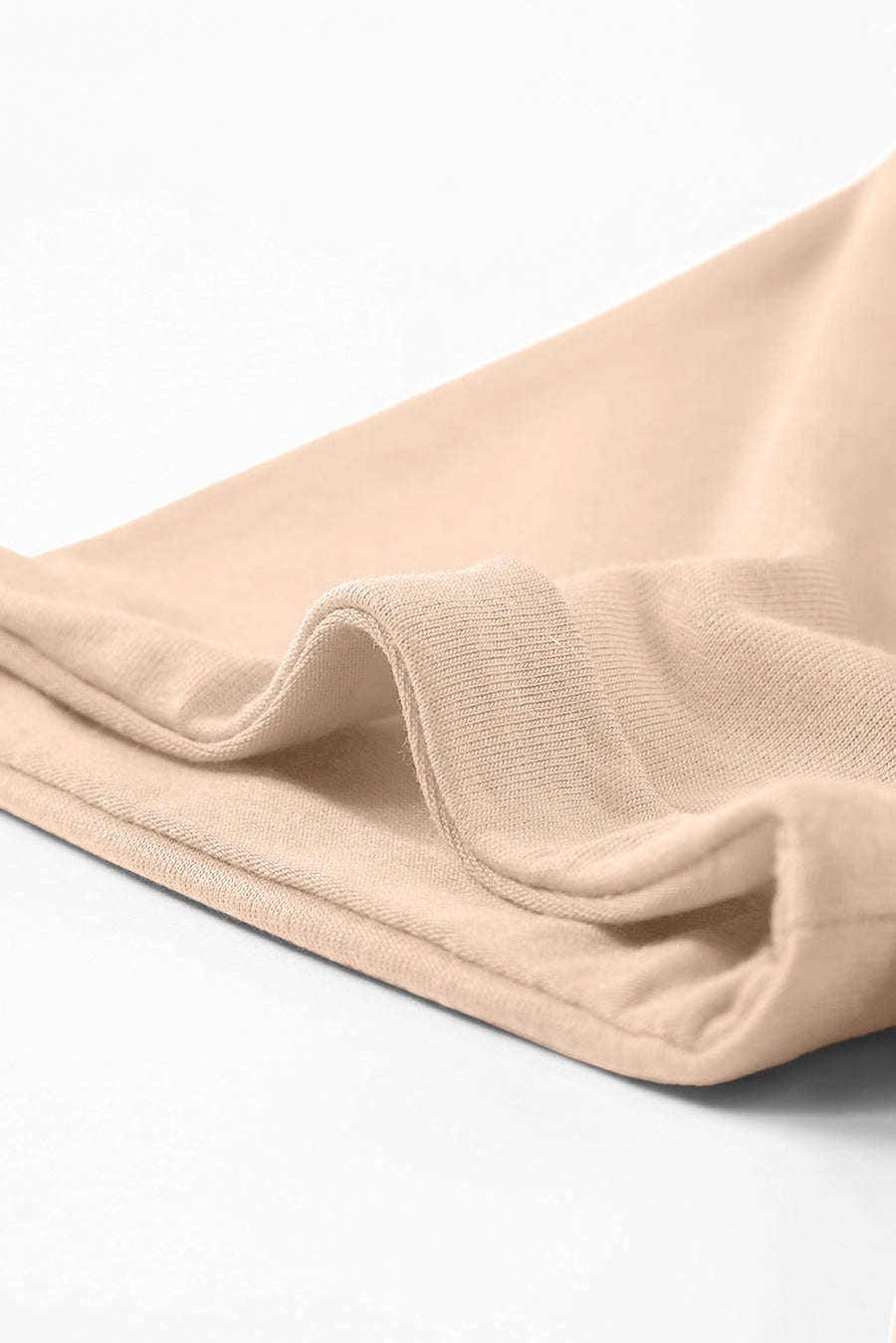 Basic Crew Neck Rolled Sleeve T-Shirt- 12 Colors