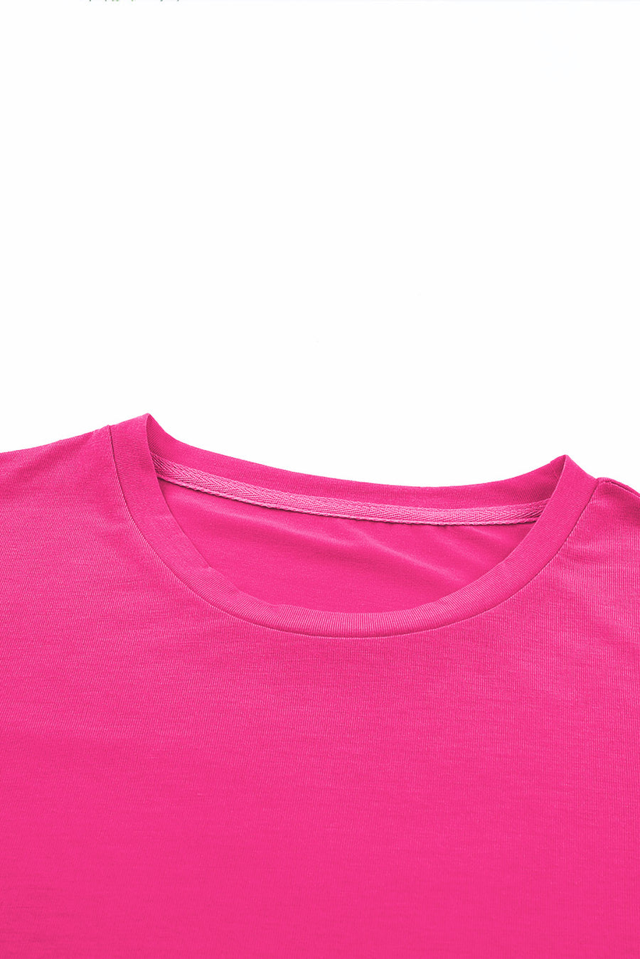 Basic Crew Neck Rolled Sleeve T-Shirt- 12 Colors