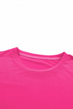 Basic Crew Neck Rolled Sleeve T-Shirt- 12 Colors