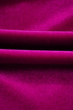Plus Size Bright Pink Velvet Chest Pocket Drop Shoulder Shirt