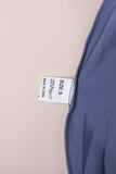 Slate Blue Deep V-Neck Tie Front Bow Layered Flare Mini Dress