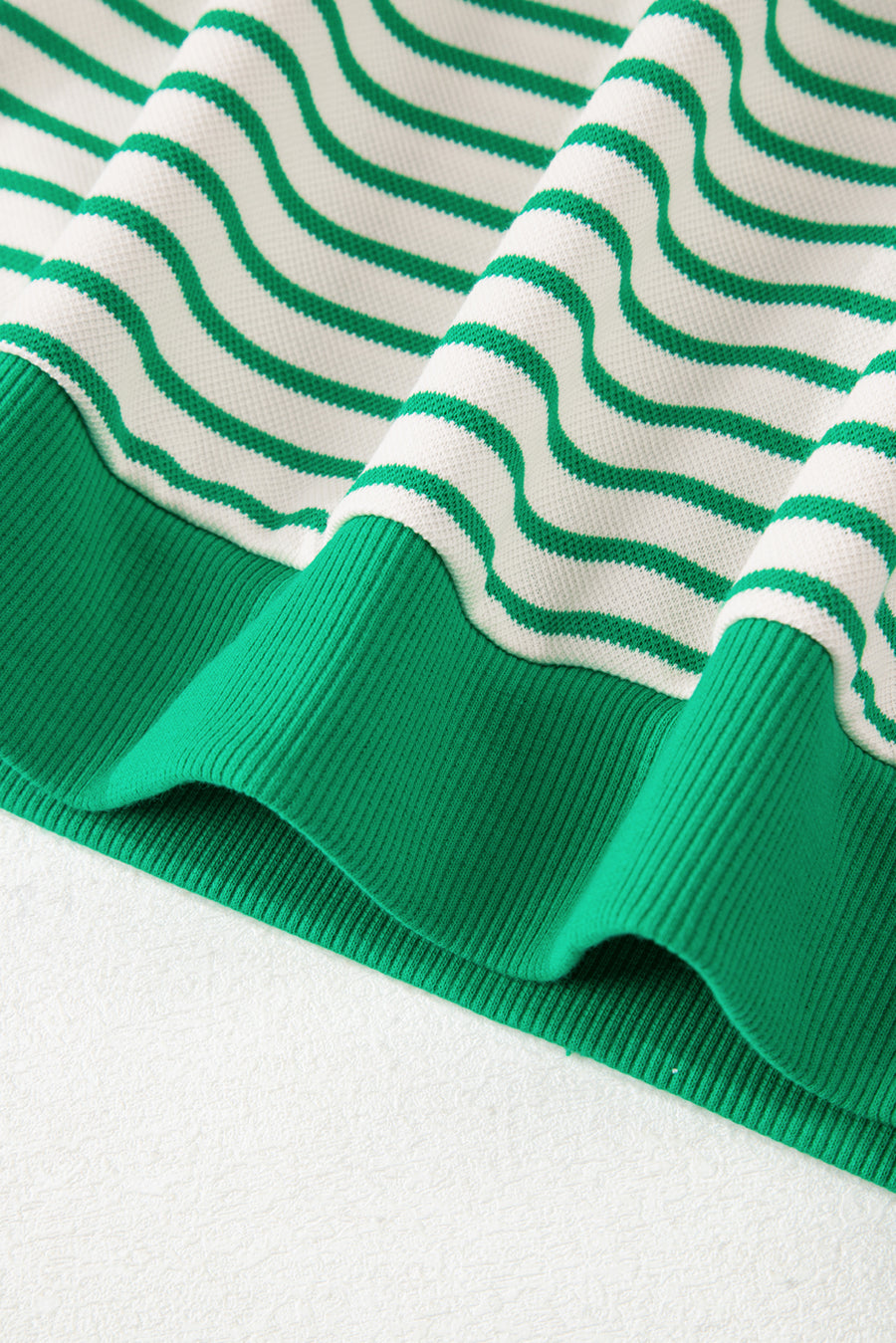 Striped Ruffle Sleeve Crew Neck T-Shirt- 3 Colors