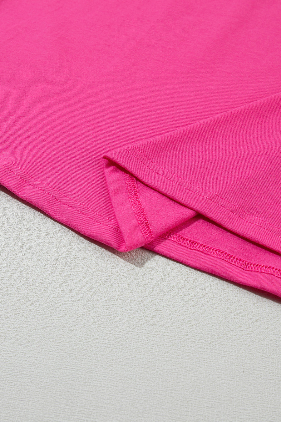 Basic Crew Neck Rolled Sleeve T-Shirt- 12 Colors