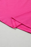 Basic Crew Neck Rolled Sleeve T-Shirt- 12 Colors