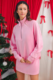 Zip-Up Sporty Pullover & Mini Skort Set- 3 Colors