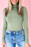 Slim Fit Long Sleeve Basic Turtleneck- 3 Colors