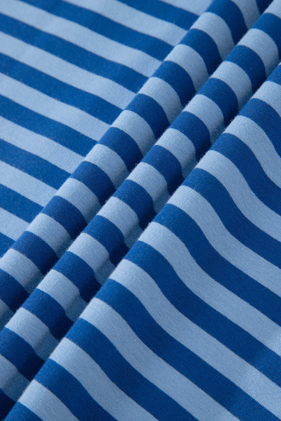 Striped Ribbed Short Sleeve T-Shirt and Shorts Set- 3 Colors