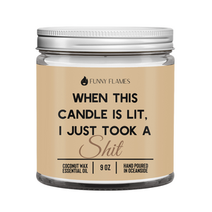 I Just Took A Shit Candle