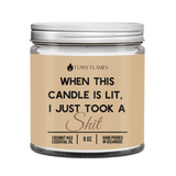 I Just Took A Shit Candle