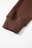 Varsity Striped Sleeve Loose Fit Sweatshirt- 8 Colors
