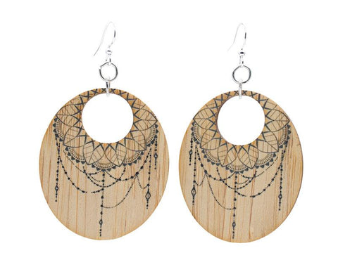 Dreamcatcher Bamboo Earrings #968